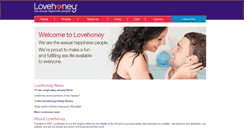 Desktop Screenshot of lovehoneygroup.com