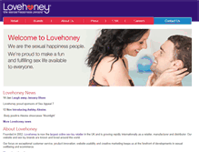 Tablet Screenshot of lovehoneygroup.com